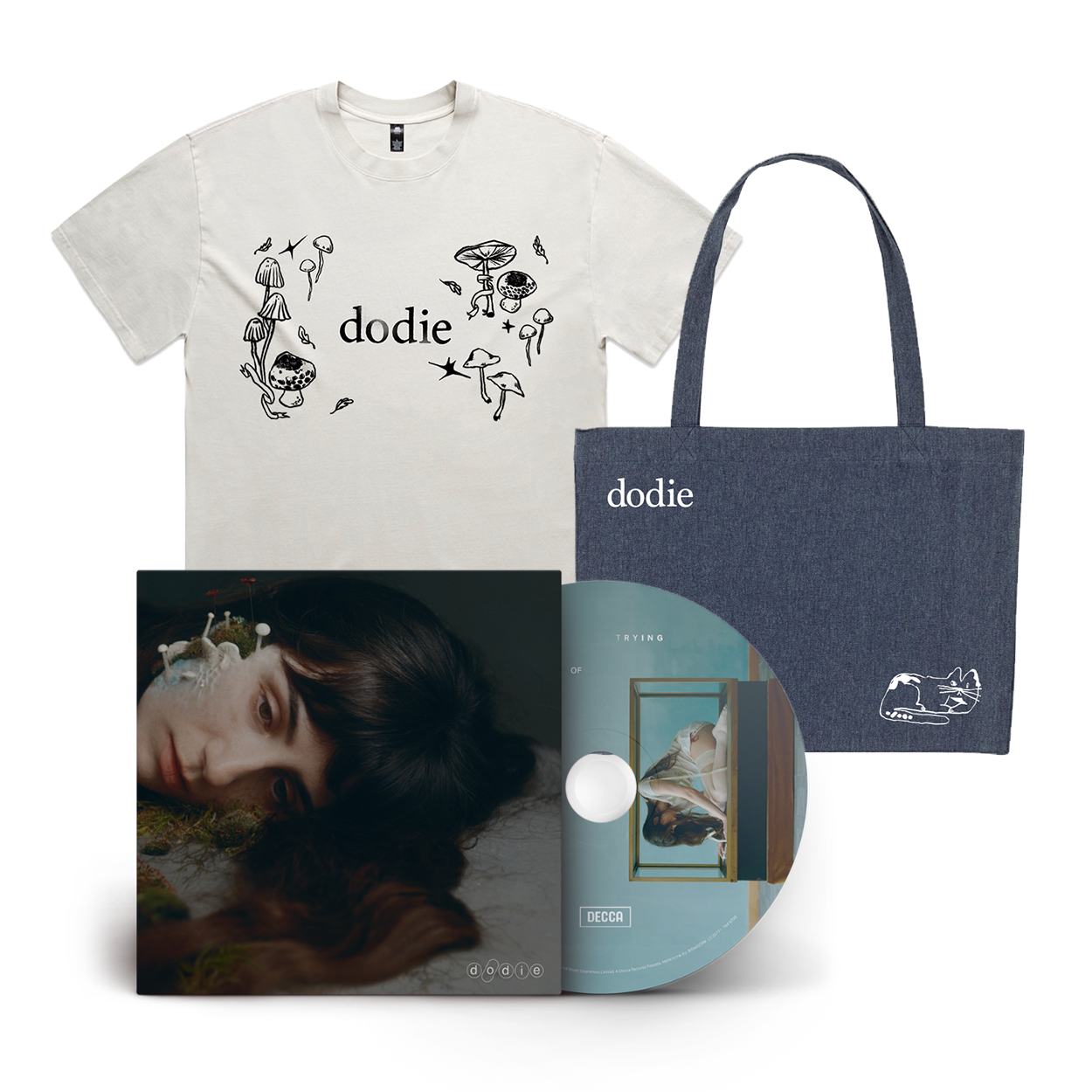 Not For Lack Of Trying CD + T-Shirt + Tote Bag